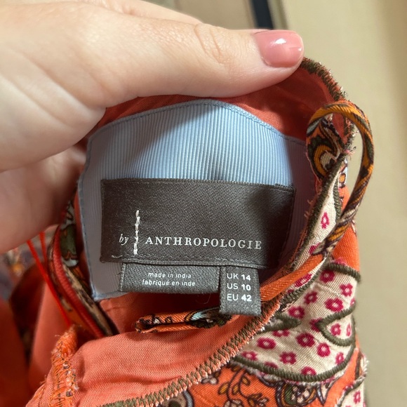 Anthropologie Dress / halter applique mini dress - Picture 5 of 5